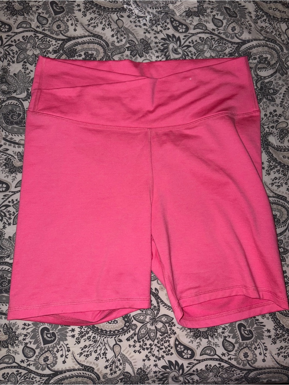 Old Navy Hot Pink High-Rise Bike Shorts